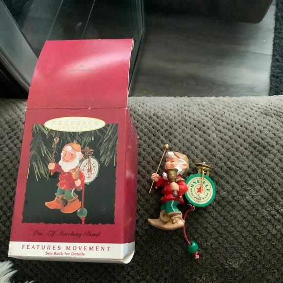 Hallmark Keepsake Ornament Elf Marching - Picture 1 of 2